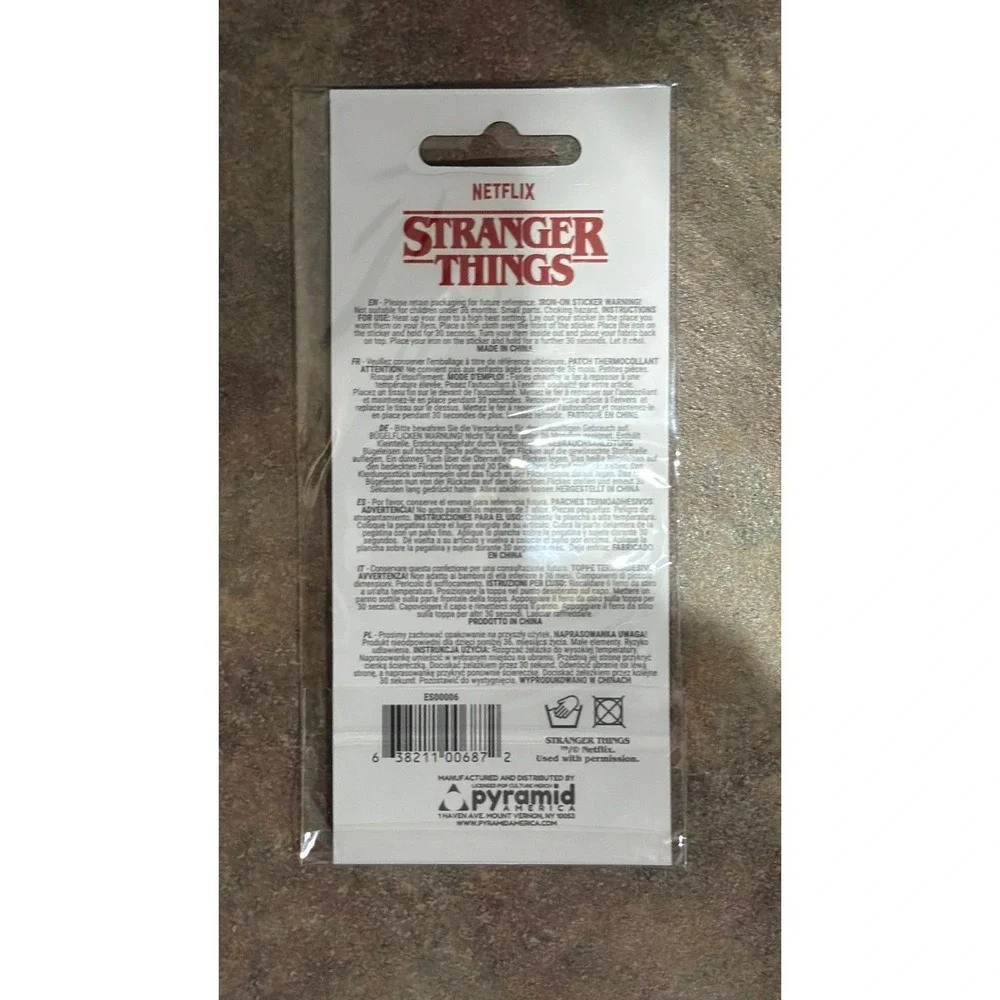 Stranger Things Hawkins Police Iron-on Patch set of 6